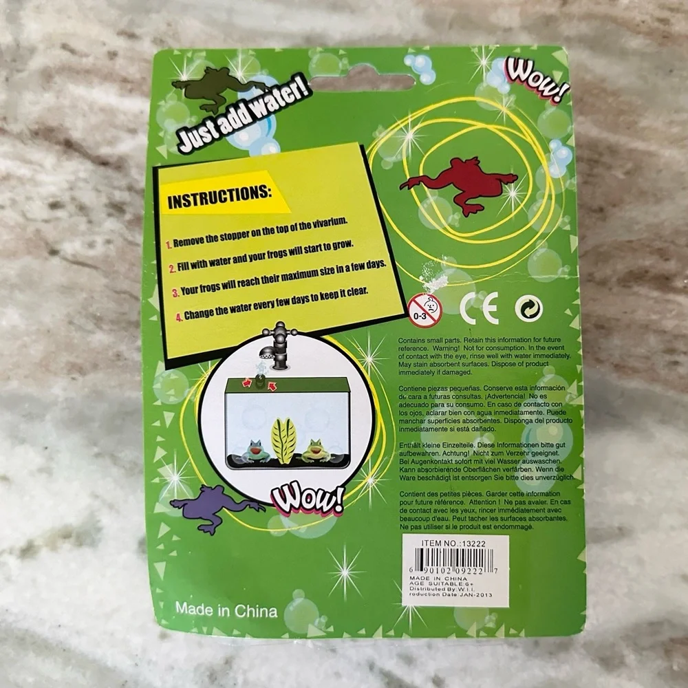 Magic Vivarium Growing Frogs Toy